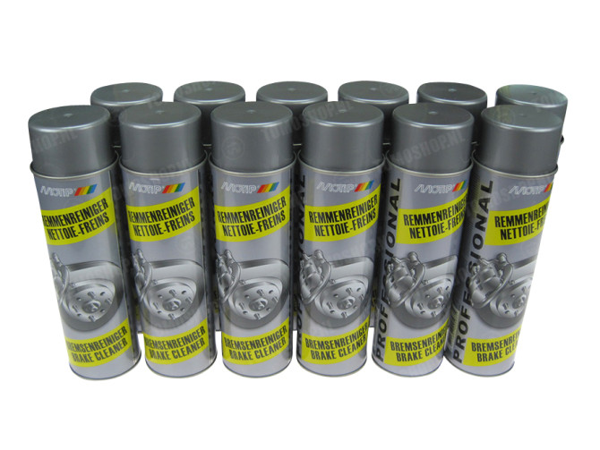 Brake cleaner spray MoTip (12 cans) package deal thumb
